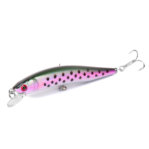 Floating Minnow Fishing Lure Laser Hard Artificial Bait