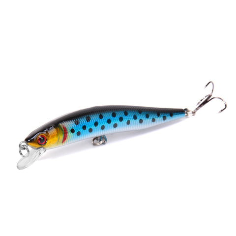 Floating Minnow Fishing Lure Laser Hard Artificial Bait