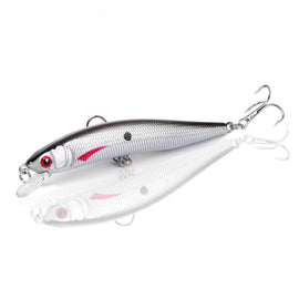 Floating Minnow Fishing Lure Laser Hard Artificial Bait