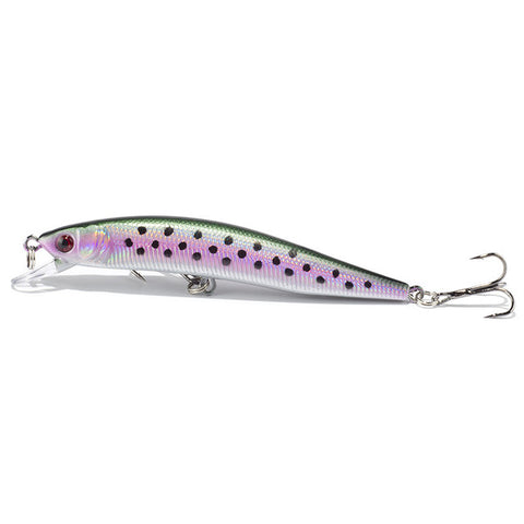 Floating Minnow Fishing Lure Laser Hard Artificial Bait